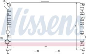 Nissens 60038 - RADIA ALFA ROMEO 156 1.6/1.8 (00-)