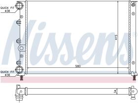 Nissens 60052 - RADIA ALFA ROMEO 147 1.6/2.0 (10/00>11/05)