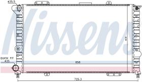 Nissens 60053 - RADIADOR ALFA ROMEO 166(936)(98-)2.