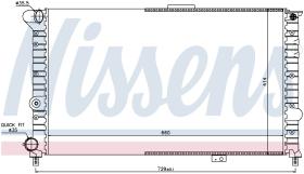 Nissens 60054 - RADIADOR ALFA ROMEO 166(936)(98-)2.