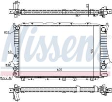 Nissens 60457 - RADIA AUDI A6 /100 IV1.9/2.0/2.3/2.5TDI (90>97)