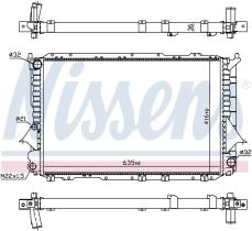 Nissens 60458 - RADIADOR AUDI 100(C4)(90-)2.8 I