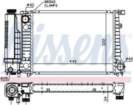 Nissens 60735A - RADIA BMW S3 E30 316/318/320/325 +AC E36 316/318 -AC