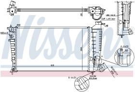 Nissens 61379 - RADIA CITROEN ZX/PEUGEOT 306 1.9D - AC (93>) A/M