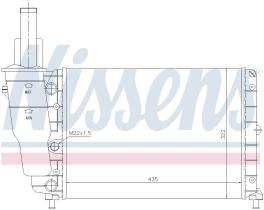 Nissens 61856 - RADIA FIAT PUNTO I 55 1108 C.C. -AC (93>) LANCIA Y 1.1 (95>)