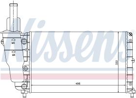 Nissens 61857 - RADIADOR FIAT PUNTO I(176)(93-)60-1