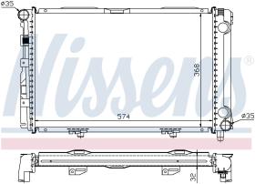 Nissens 62671A - RADIADOR MERCEDES 190 W 201(82-)2.2
