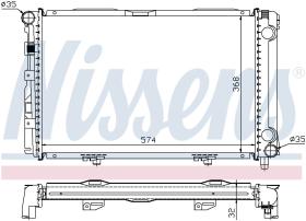 Nissens 62671A - RADIADOR MERCEDES 190 W 201(82-)2.2