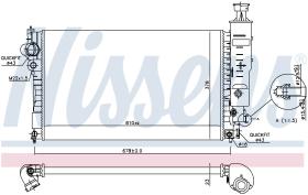 Nissens 63528 - RADIADOR PEUGEOT 405(4B.4E)(92-)1.6