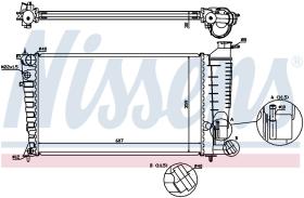 Nissens 63574A - RADIA CITROEN ZX/PEUGEOT 306 1.9D - AC (93>) A/M