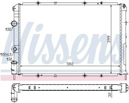 Nissens 63938A - RADIADOR RENAULT MEGANE I(95-)2.0 I