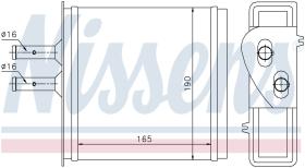 Nissens 71442 - CALEFACTOR FIAT PUNTO I(176)(93-)55