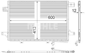 Hella 8FC351303431 - CONDE MB SPRINTER 906(6/06>)VW CRAFTER 2.5TDI + AC TECHO