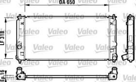 Valeo 732413 - RADIA TOYOTA CELICA 1.8 16V VTI (11/99>)