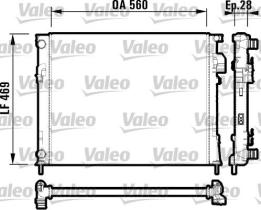 Valeo 732846 - RADIA RENAULT TRAFIC II/VIVARO/PRIMASTAR 1.9DCI +/-AC