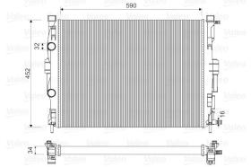 Valeo 732946 - RADIA RENAULT MEGANE II 1.6/2.0/1.5/1.9DCI (09/02>) A/S