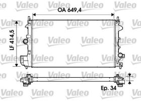 Valeo 734339 - RADIA OPEL VECTRA C/FIAT CROMA II/SAAB 93 1.9CDTI (04>)