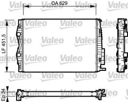 Valeo 734438 - RADIA RENAULT MEGANE II 1.9/2.0 DCI 150/173 CV (05>)