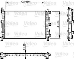 Valeo 735555 - RADIA CITROEN C4 PICASSO (2/13>) PEUGEOT 308 (9/13>)