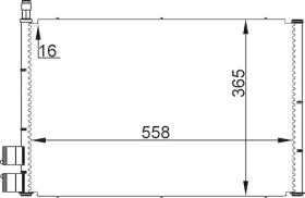 Mahle AC298000S - CONDE FORD FIESTA V/FUSION (02>)MAZDA 2 (03>)