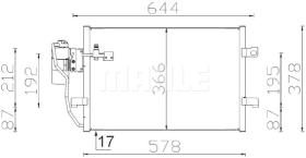 Mahle AC351000S - CONDE MB W168 CLASE A  TODOS (03/00>)