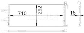 Mahle AC368000S - CONDE CITROEN JUMPER II/BOXER II/DUCATO III