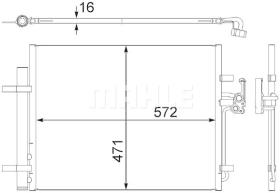 Mahle AC441000S - CONDE FORD MONDEO IV (07>)GALAXY/ S-MAX (06>) LAND ROVER