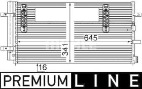 Mahle AC457000P - CONDE AUDI A4 III 2.0/2.7/3.0TDI/TSI (11/07>) A5 (07>)