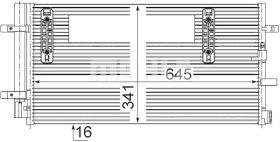 Mahle AC457000S - CONDE AUDI A4 III 2.0/2.7/3.0TDI/TSI (11/07>) A5 (07>)