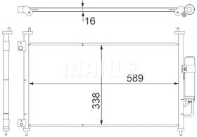 Mahle AC464000S - CONDE HONDA CIVIC VIII 1.4/1.8/TYPE R/2.2 CTDI (06>)