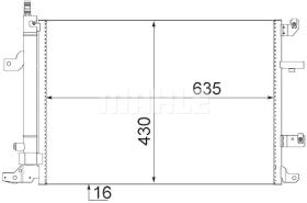 Mahle AC497000S - CONDE VOLVO S60 (8/05>) S80 (05-98>) V70 II (00>)