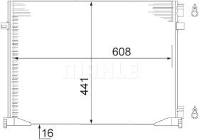 Mahle AC528000S - CONDE RENAULT TRAFIC II/OPEL VIVARO PRIMASTAR 1.9DCI (01>)