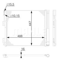 Mahle AC570000S - CONDE NISSAN NV200/EVALIA 1.5DCI 90/110CV (07/10>)