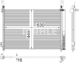 Mahle AC588000P - CONDE RENAULT KOLEOS 2.0DCI/2.5I (08-)