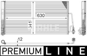 Mahle AC590000P - CONDE MINI R56 ONE/COOPER/R57/R55  (10/06>)