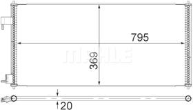 Mahle AC689000S - CONDE FORD TRANSIT CONNECT (08-02>)