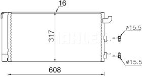 Mahle AC710000S - CONDE FIAT PANDA 1.1I/1.2I (09-06>)