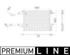 Mahle AC732000S - CONDE FORD KUGA 2.0 TDCI/2.5I (4/08>)