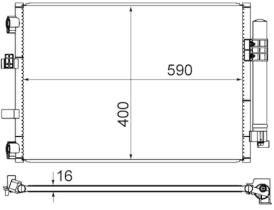 Mahle AC861000S - CONDE FORD FOCUS III 1.0 ECOBOOST/1.6 TDCI (6/11>) C-MAX