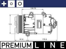 Mahle ACP1331000P - COMPR FORD MONDEO IV/GALAXY/S-MAX