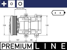 Mahle ACP855000P - COMPR FORD TRANSIT 2.4DI/TDE (01-)