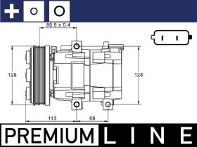 Mahle ACP88000P - COMPR FORD MONDEO III 2.0I/ 2.0/2.2 TDCI