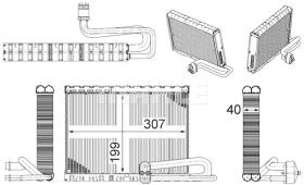 Mahle AE121000P - EVAPO VOLVO FH (12/10>)