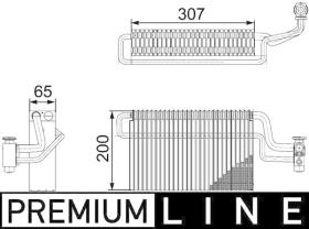 Mahle AE146000P - EVAPO MAN TGA (00>)TGL/TGM (05>) TGX/TGS (07>)+VAEXP