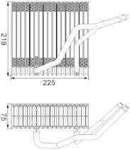 Mahle AE38000S - EVAPO AUDI A3 /VW GOLF IV/SEAT LEON I/TOLEDO II