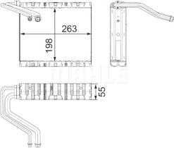 Mahle AE85000P - EVAPO LAND ROVER DISCOVERY/FREELANDER (10-)VOLVO S60/80 II