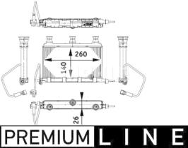 Mahle AH114000P - CALEF BMW S5 E60/E61 - S6 E63/E64 + RESISTENCIA