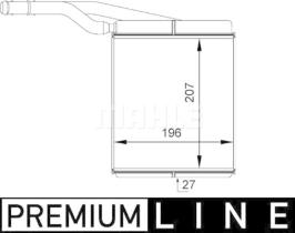 Mahle AH143000P - CALEF FORD FOCUS I (98>) TRANSIT CONNECT (02>)