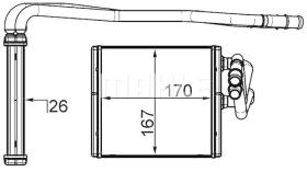 Mahle AH197000S - CALEF FORD FIESTA VI (6/08>)