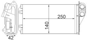 Mahle AH245000S - CALEF CITROEN C2 (03>) C3 (02>) PEUGEOT 1007 (05>)